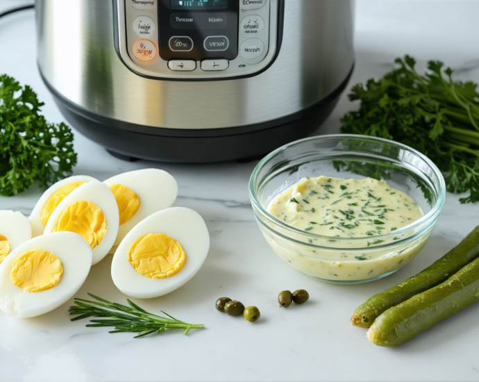 découvrez comment préparer rapidement une sauce gribiche savoureuse grâce à votre thermomix, pour réussir toutes vos recettes en un tour de main.