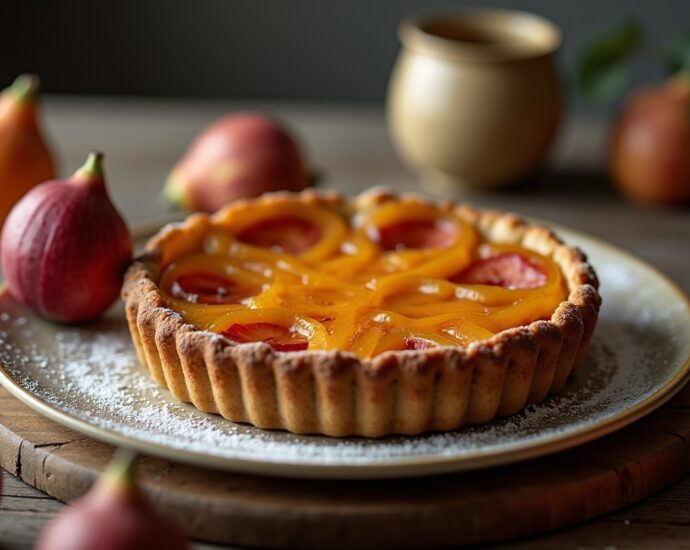 La gourmandise intemporelle : recette simple et authentique de la tarte aux figues de grand-mère