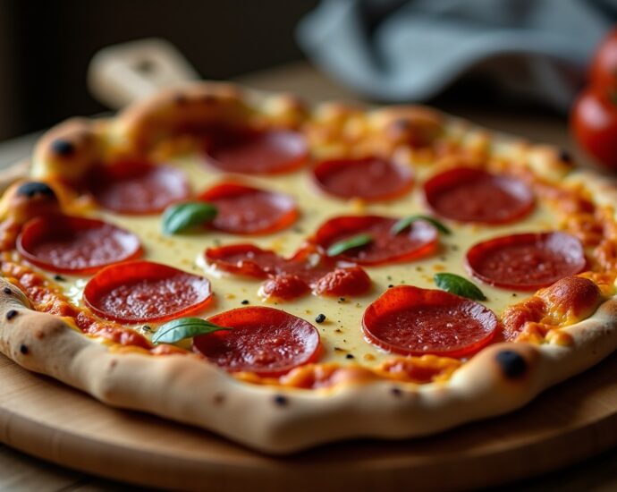 Pizza salami maison : une recette simple et délicieuse pour régaler toute la famille
