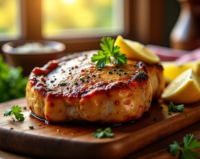 Côte de porc au four : guide simple pour une cuisson impeccable et savoureuse