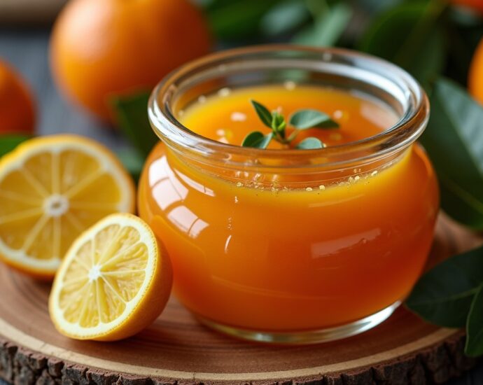 Recette express de confiture d'orange et citron aux zestes parfumés