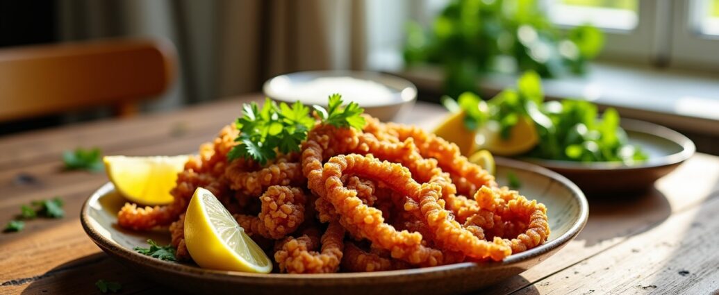 Délicieux poulpe frit croustillant : une recette simple à savourer
