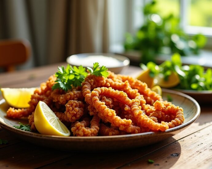 Délicieux poulpe frit croustillant : une recette simple à savourer