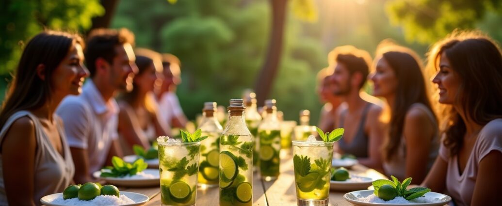 Mojito pour 10 personnes : ingrédients essentiels et préparation simple pour une fête réussie