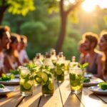 Mojito pour 10 personnes : ingrédients essentiels et préparation simple pour une fête réussie