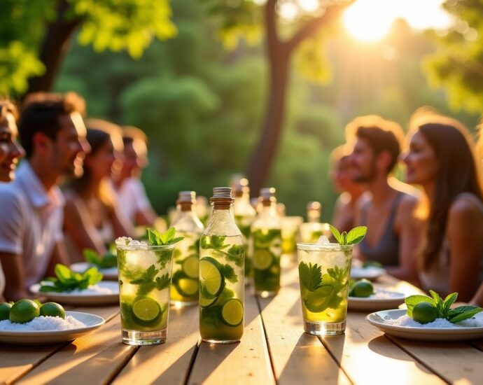 Mojito pour 10 personnes : ingrédients essentiels et préparation simple pour une fête réussie