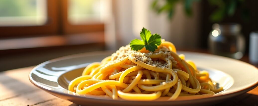Recette facile des pâtes carbonara : crème fraîche liquide ou épaisse au choix