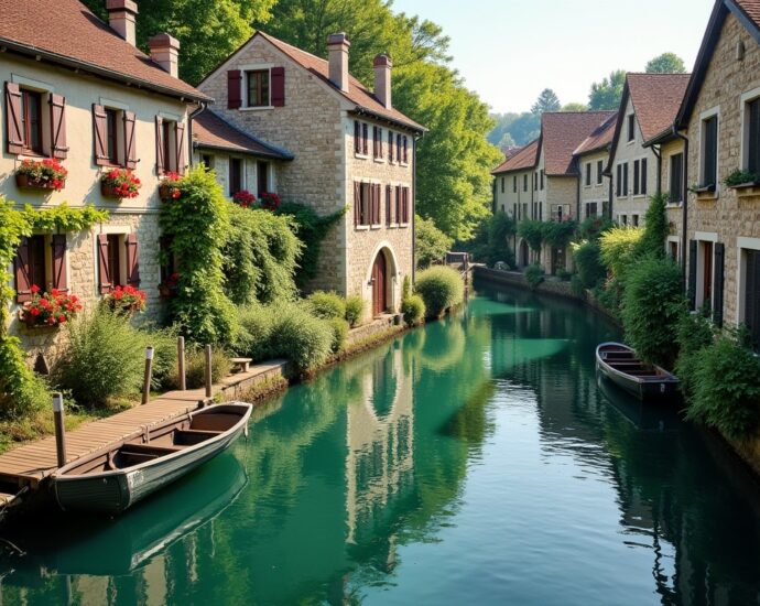 Découvrez la Petite Venise Verte du Puy-de-Dôme : un village charmant aux canaux enchanteurs