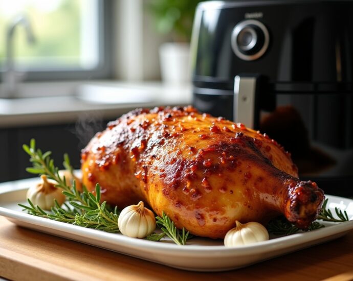 Guide express pour réussir la cuisson parfaite de votre rôti de porc en friteuse à air