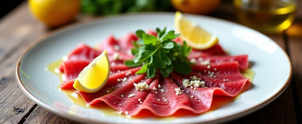 Carpaccio de bœuf : des accompagnements faciles et gourmands pour sublimer votre plat