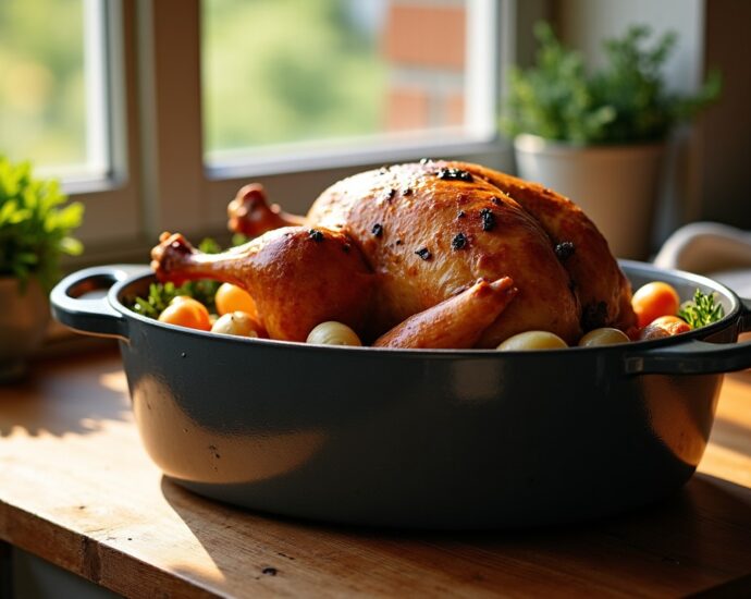 Guide complet pour réussir la cuisson d'une pintade de 1,5 kg en cocotte