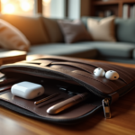 Pourquoi une pochette compartimentée transforme le transport de vos accessoires